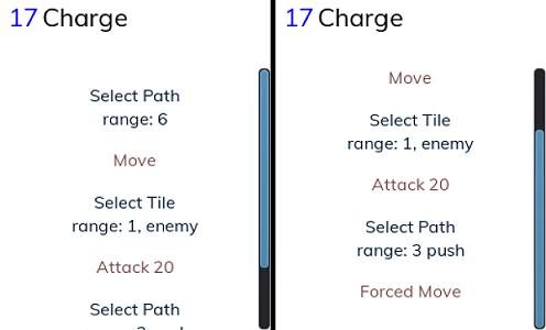 Simple verbose card layout example.